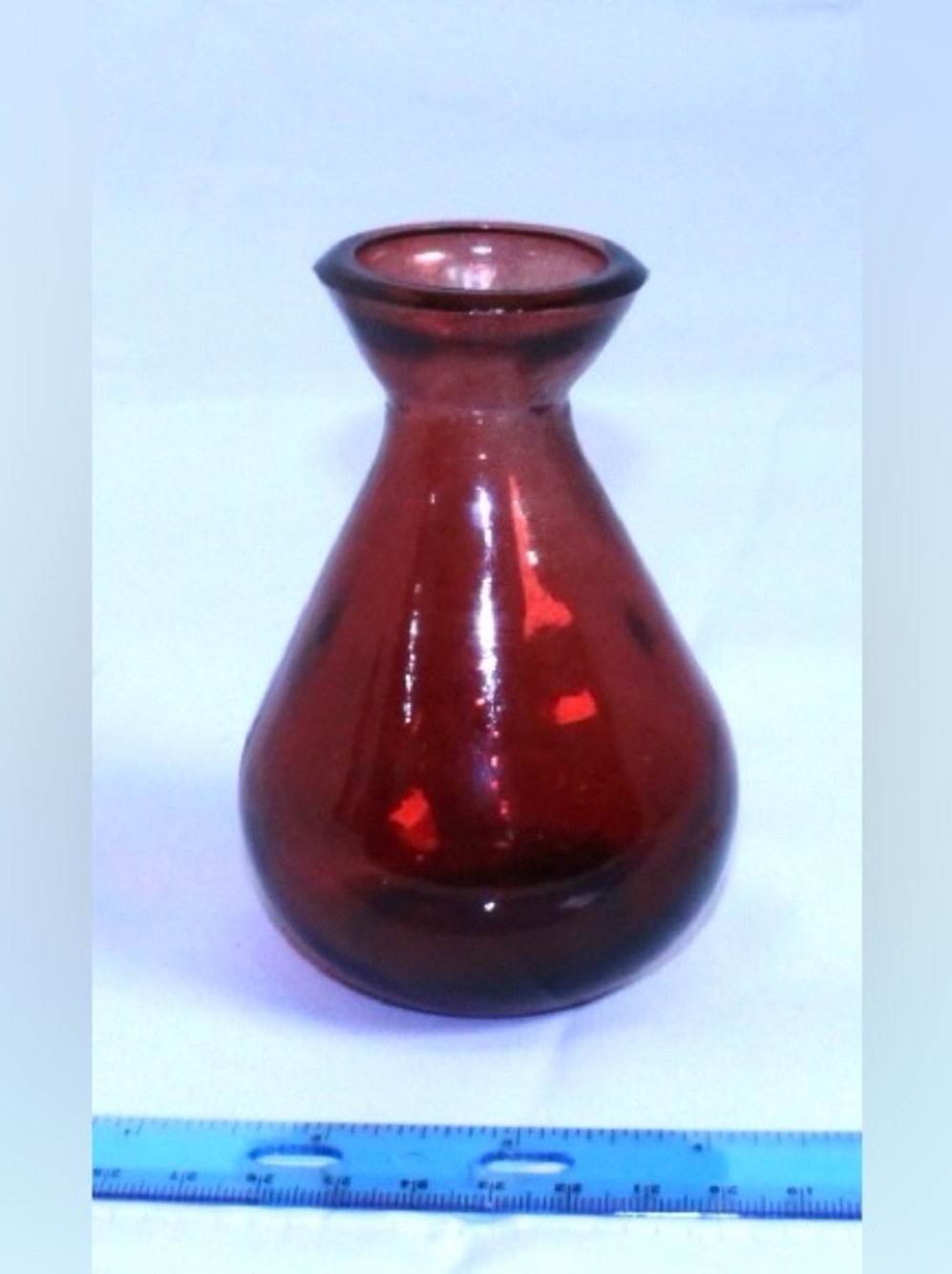Couronne Company Teardrop Recycled Glass Bud Vase